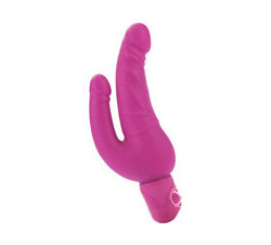 Power Stud Over And Under Vibrator Waterproof Pink